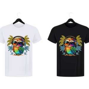 Μπλούζα με στάμπα κουκουβάγια