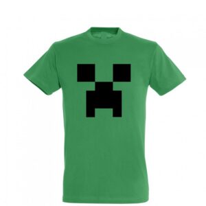 Μπλούζα με στάμπα Creeper Minecraft !!
